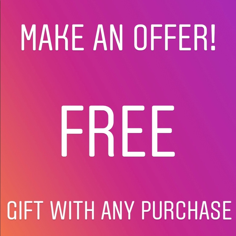 Free small gift with any purchase!